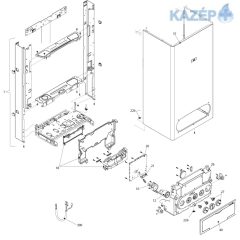 D-ÉG Euro kezelőfelület takaró lemez