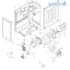 Távtartó (gáz-levegő mixerhez, HE)